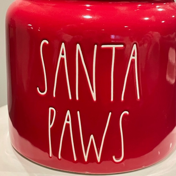 Rae Dunn Santa Paws Cookie Canister - Picture 2 of 3
